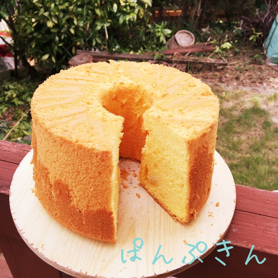 栗原はるみさんのシフォンケーキ/パンプキン | SnapDish[スナップディッシュ] (ID:4P0L8a)