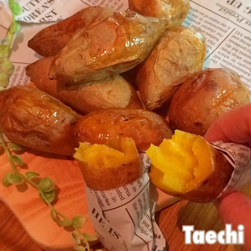蜜だくだく うちで簡単焼き芋 Taechi309 Snapdish スナップディッシュ Id Krwsia