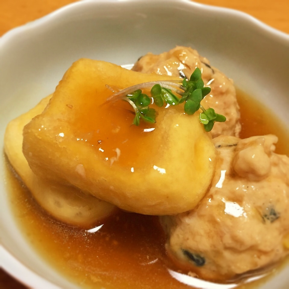 乾物を美味しく高野豆腐と鶏団子の煮物 a Nao Snapdish スナップディッシュ Id M1avma