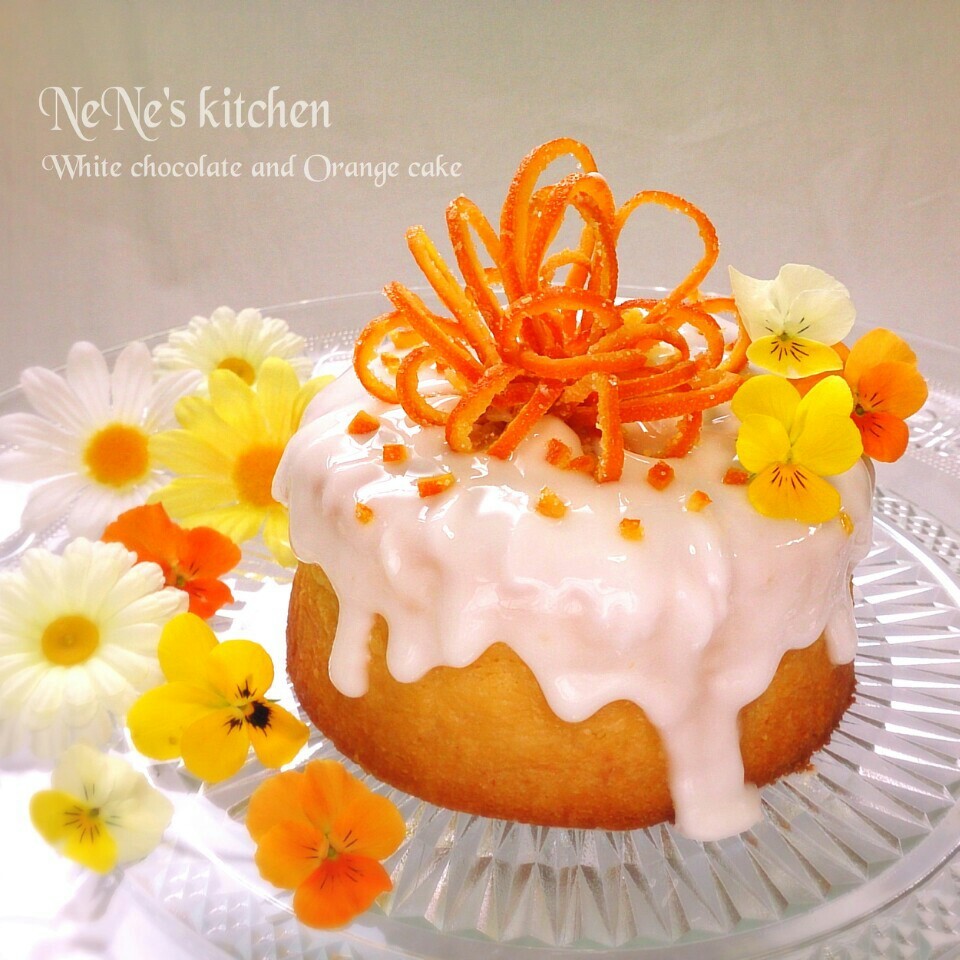 ホットケーキミックスでホワイトチョコとオレンジピールのケーキ Nene Snapdish スナップディッシュ Id M1r0sa