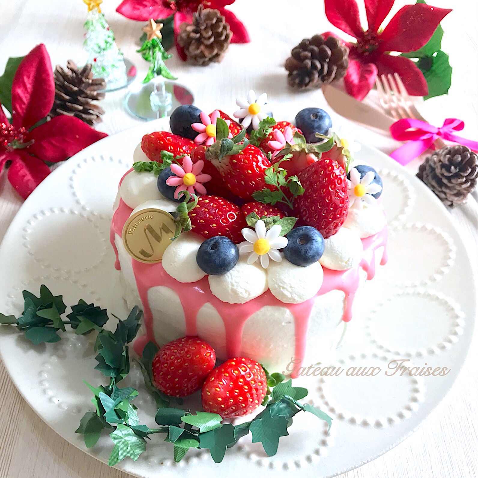 ドリップケーキ 手作りケーキ手作りスイーツケーキ ショートケーキデコレーションケーキ Tomatosaku Snapdish スナップディッシュ Id Fvzbda