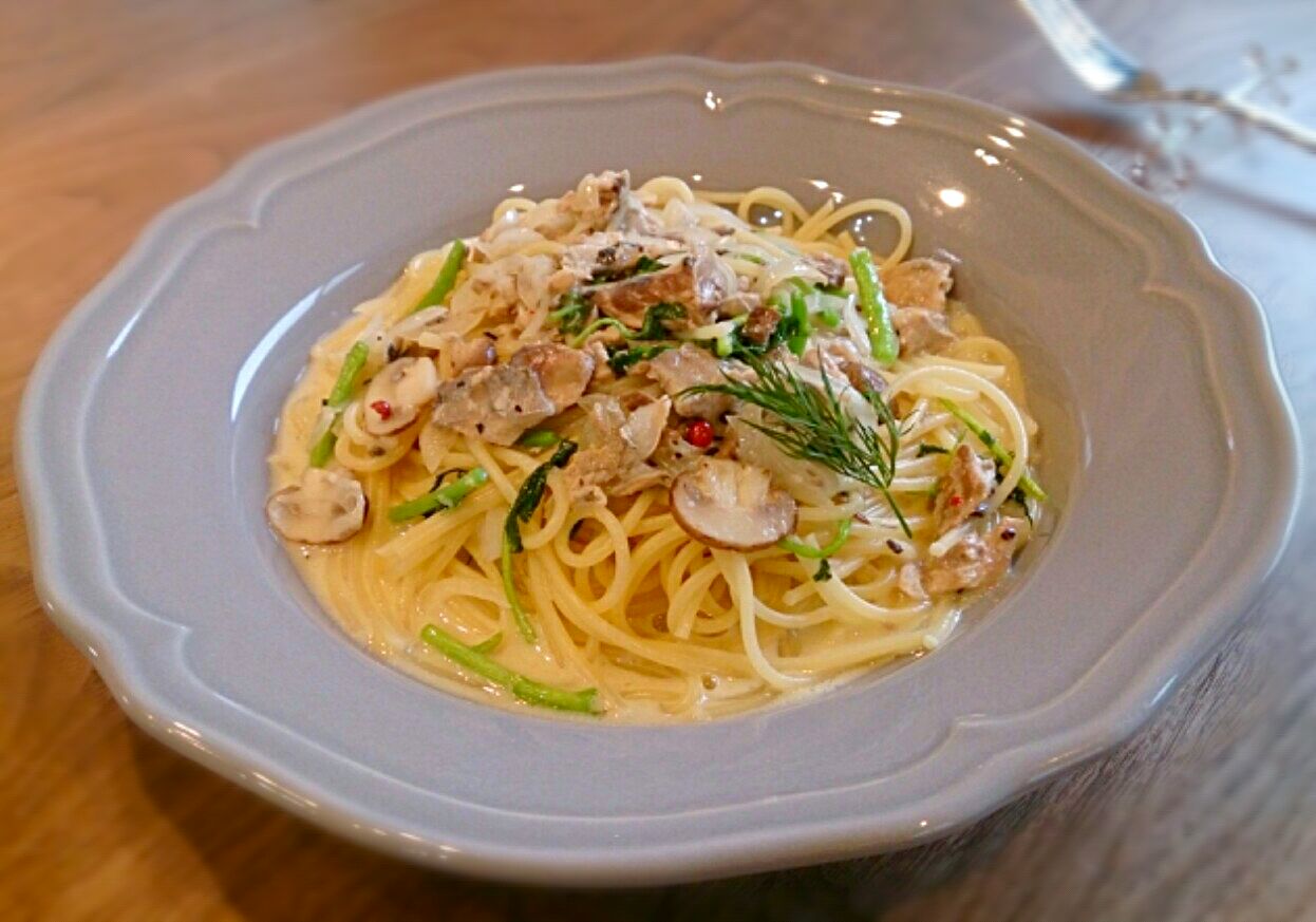 ディル香る さばクリームスパゲティ 古尾谷りかこ Snapdish スナップディッシュ Id Nzekfa