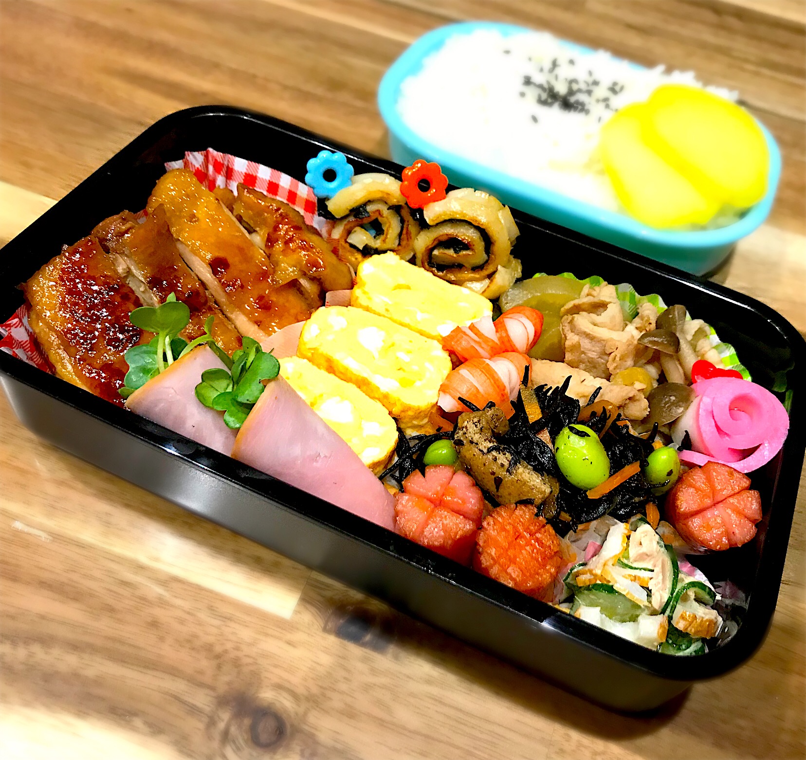 からあげビールさんのゆず胡椒照り焼きチキンで旦那弁当 ちぃ Snapdish スナップディッシュ Id Cx4ita