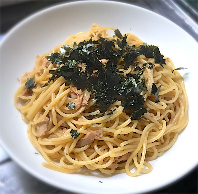 ランチに 昆布茶とめんつゆで仕上げた 和風ツナパスタを頂きます ギムレット Snapdish スナップディッシュ Id S9rpoa