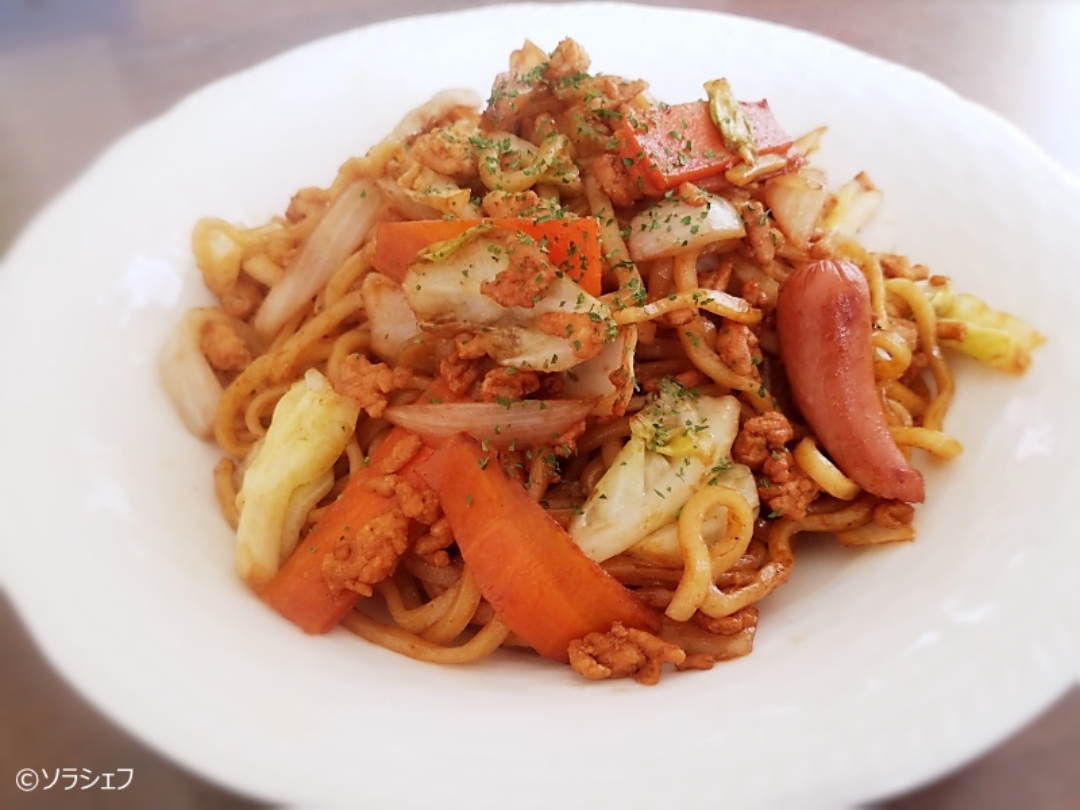 今日の昼ご飯はソース焼きそばだよ ソラシェフ Snapdish スナップディッシュ Id Eslura