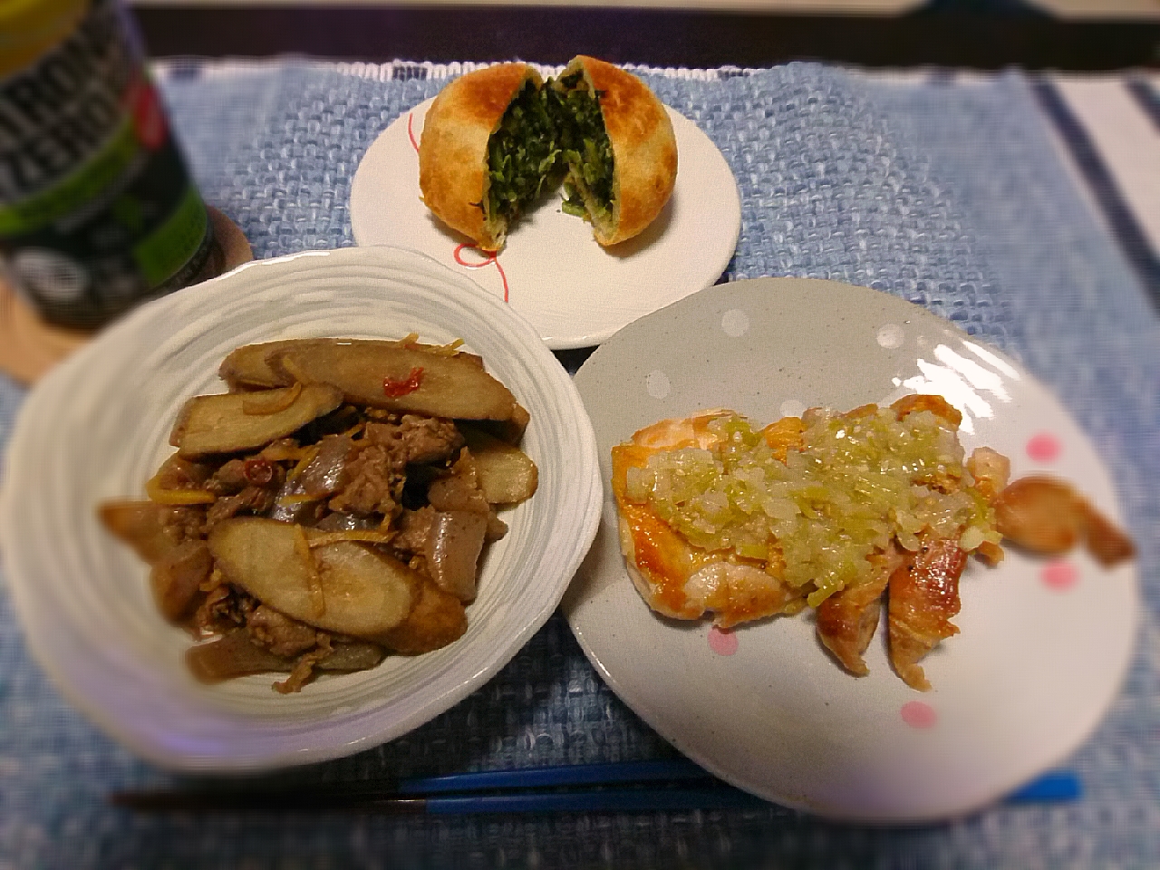 ネギ塩鶏ゴボウと牛肉のしぐれ煮野沢菜のおやき 市販 Strongzeroグレフル Chieco Snapdish スナップディッシュ Id Lupnza