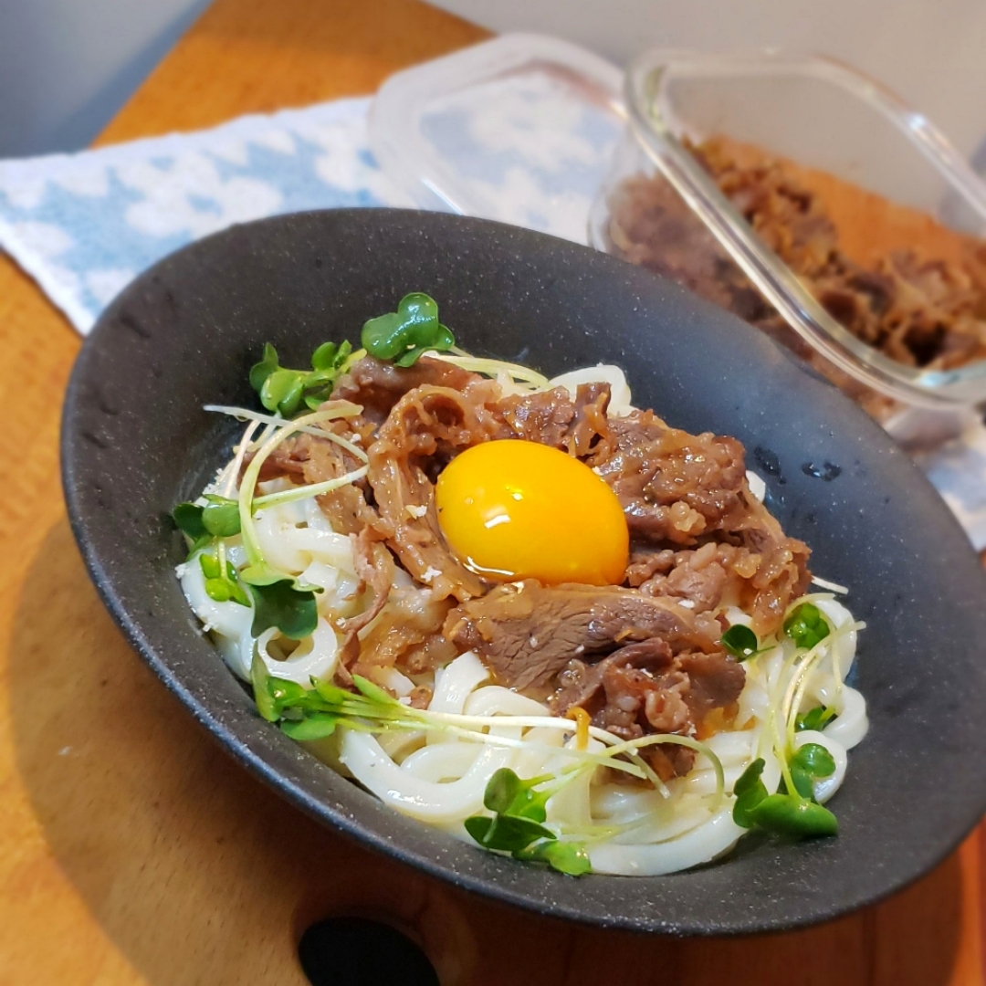 お肉の常備菜deすき焼き風冷しうどん Mi Neneco Snapdish スナップディッシュ Id Demdva