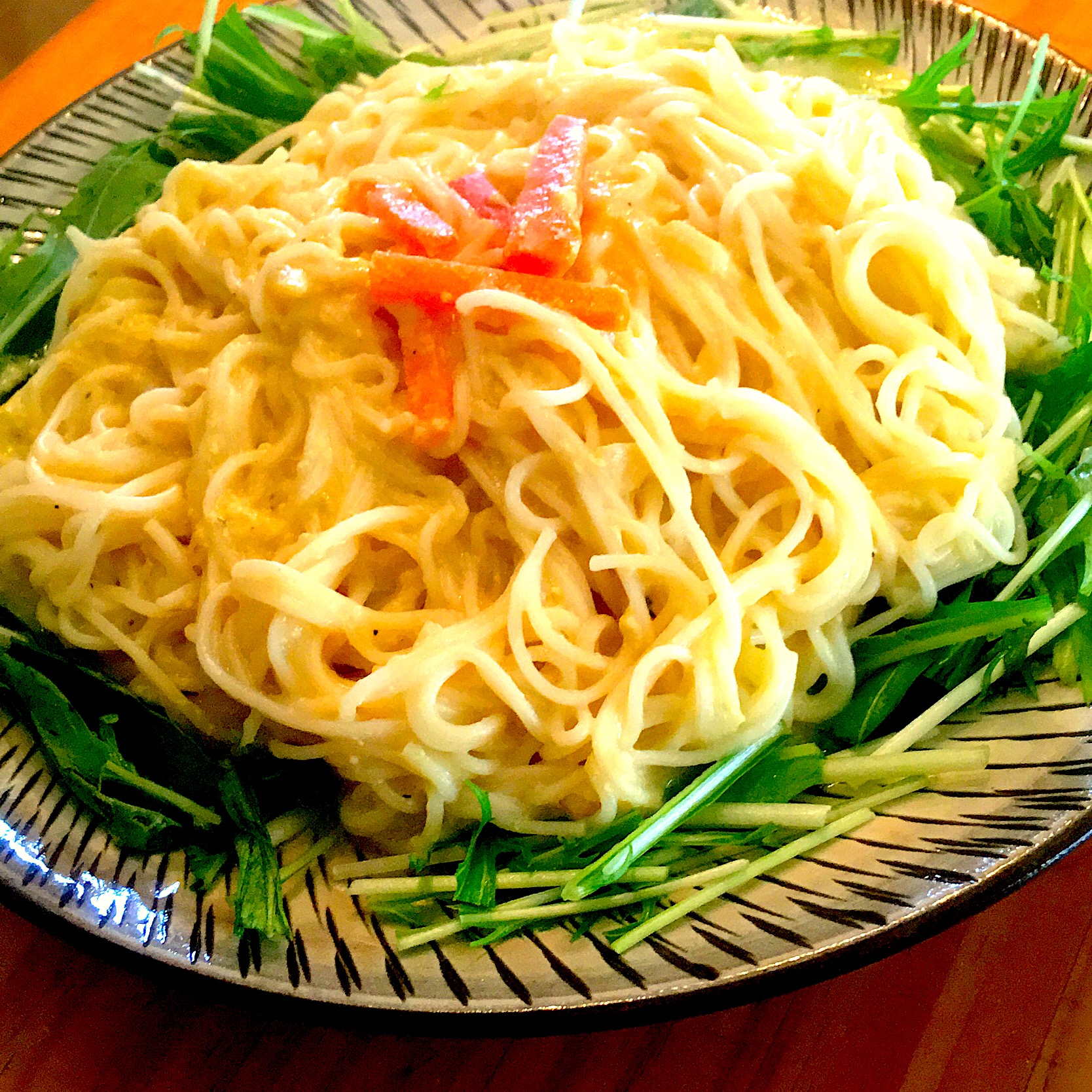 とろとろ卵の ぺぺたまbyそうめん たんたん Snapdish スナップディッシュ Id 441nfa