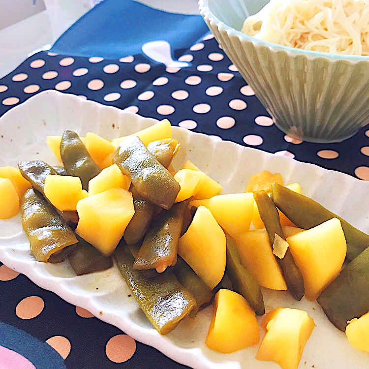 じゃがいも いんげん 煮物