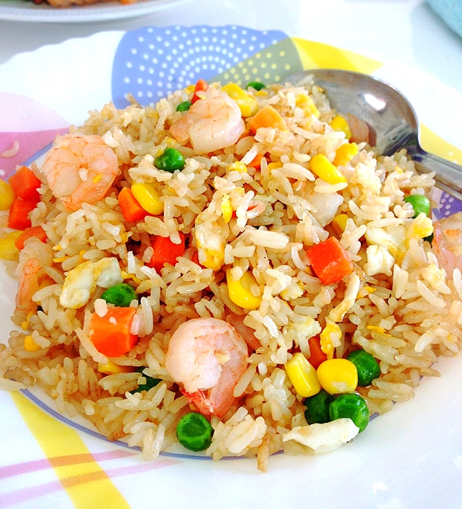 Shripm fried rice 🍤 ข้าวผัดกุ้ง 🍽