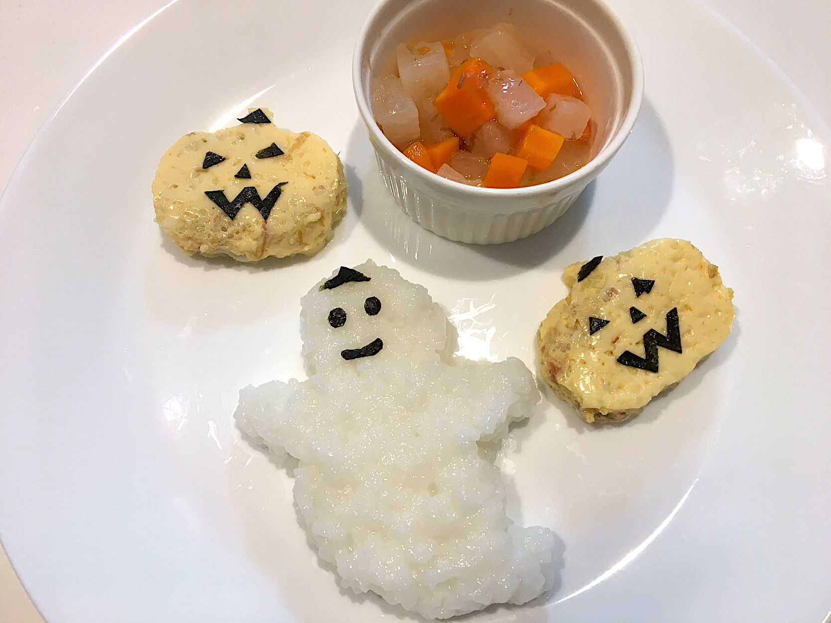 10 月離乳食 ハロウィンな晩御飯 19 10 23 Yuu Snapdish スナップディッシュ Id M5a4ia