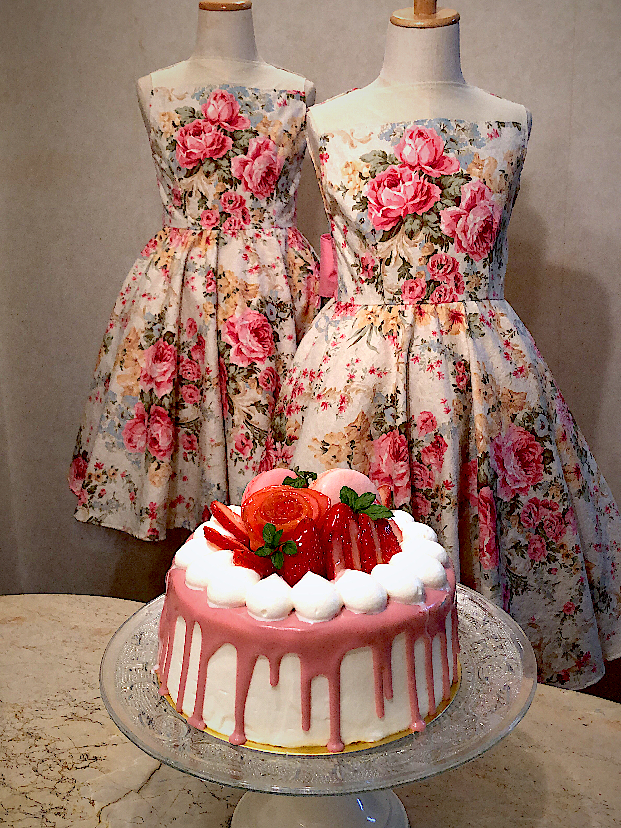 イチゴのケーキ自作のダンス衣装に似合うケーキを作ってみました Ax Snapdish スナップディッシュ Id Lcadfa