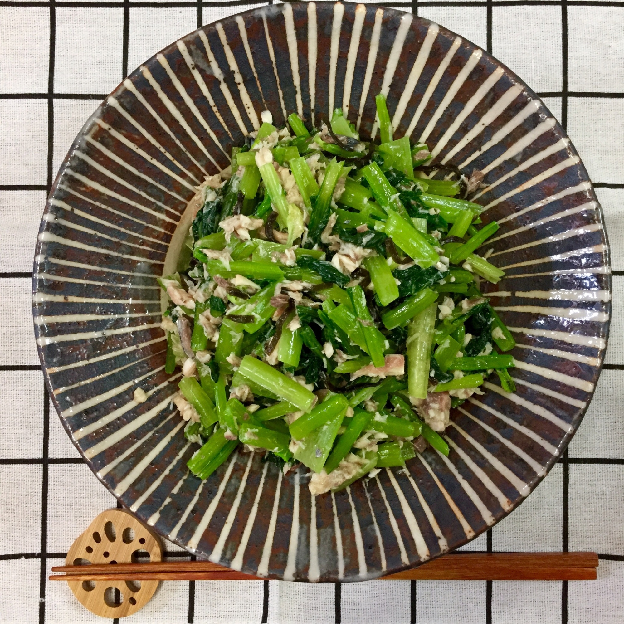 性能 調整 タッチ 小松菜 と 塩 昆布 Yuino Jp