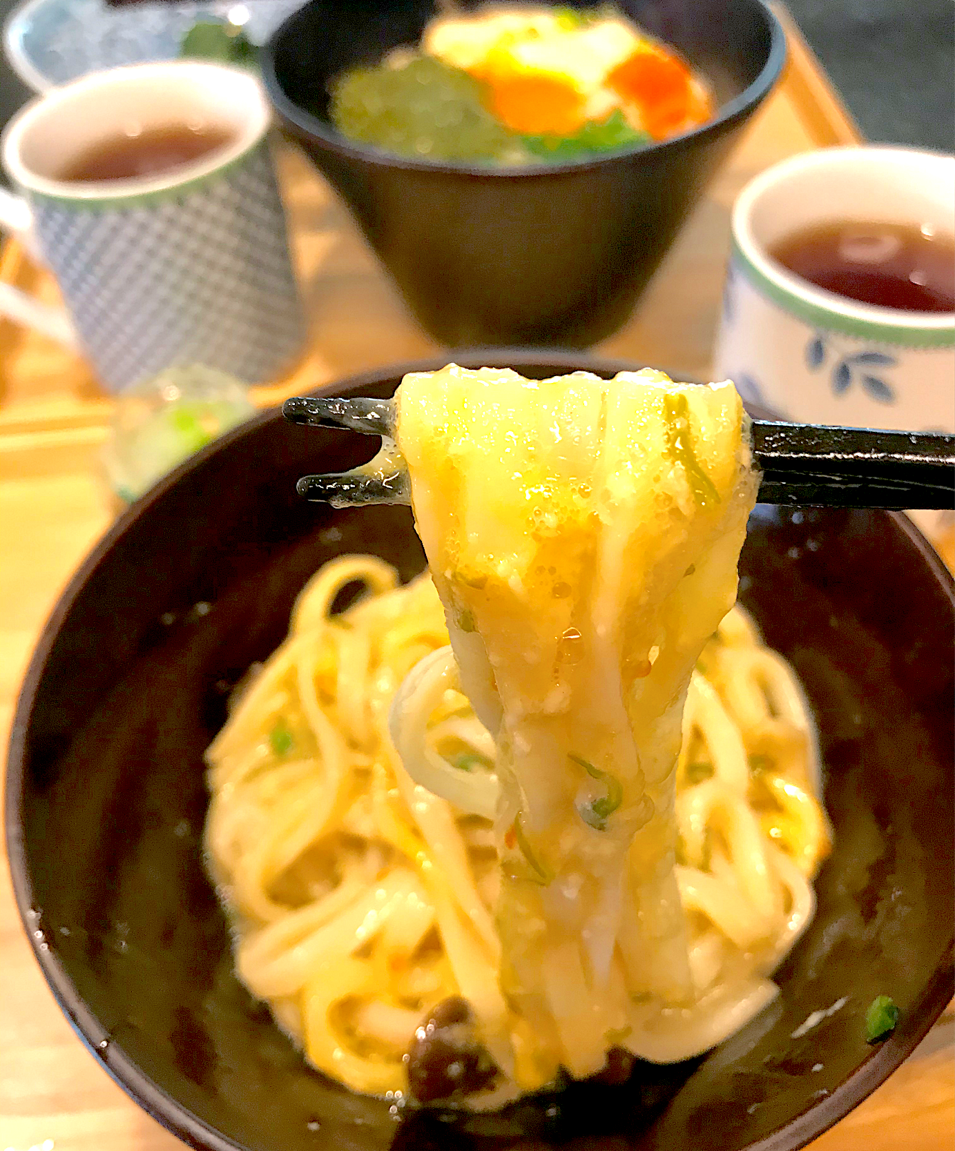 朝からトロトロ混ぜ混ぜ ぶっかけうどん シュトママ Snapdish スナップディッシュ Id Tbsjba