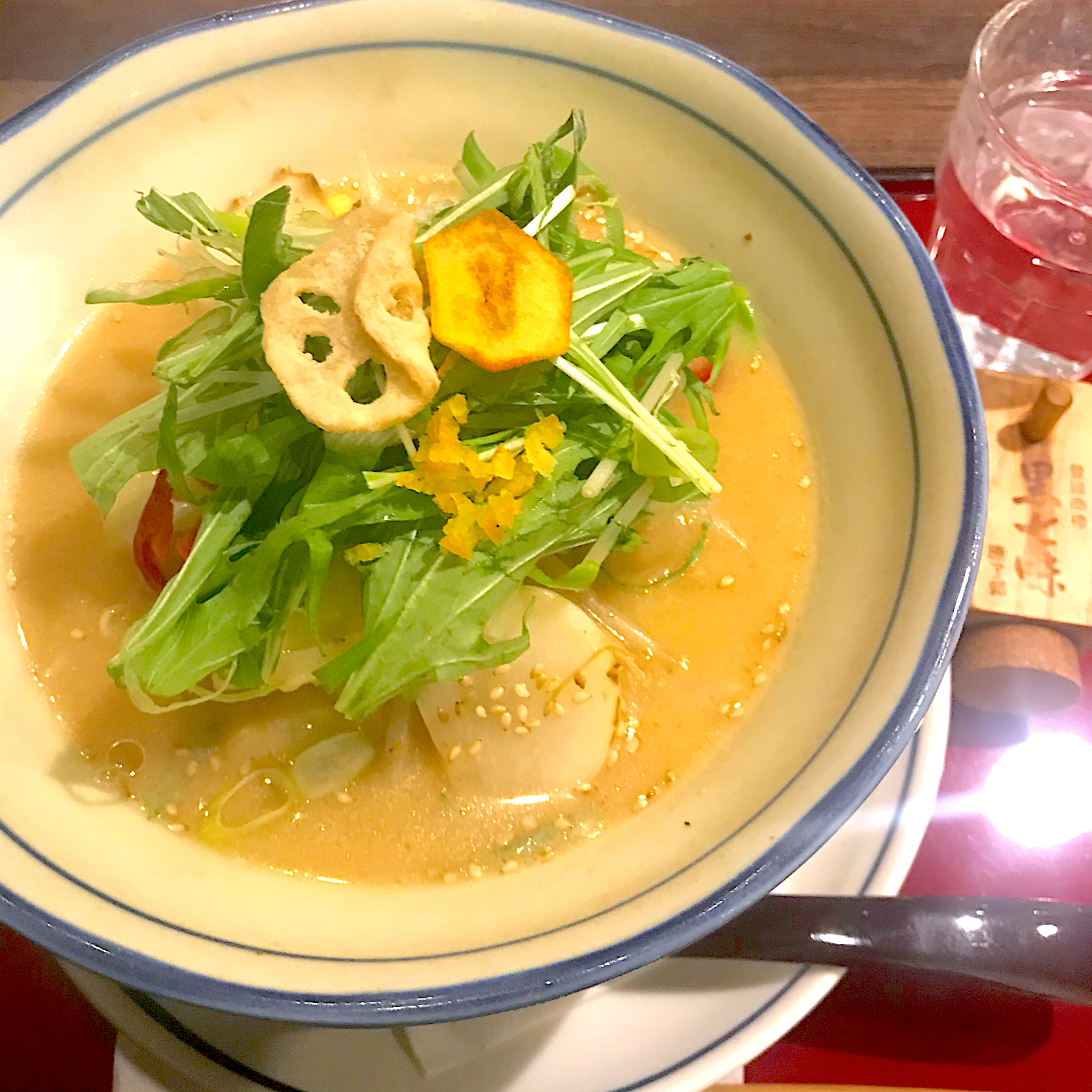 京野菜の白味噌タンメン