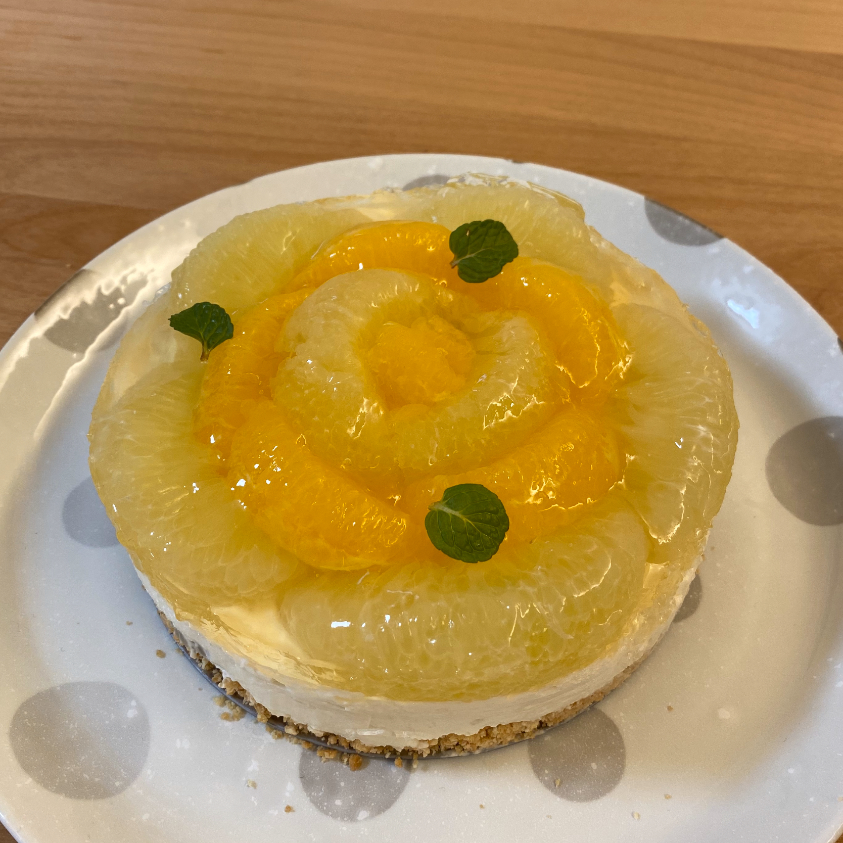 文旦と八朔のレアチーズケーキ Non0619 Snapdish スナップディッシュ Id Ngszaa