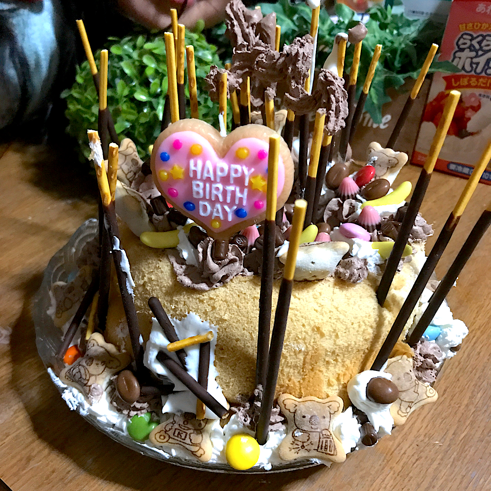 子ども達が作ってくれたお誕生日ケーキ あやちゃんママ Snapdish スナップディッシュ Id Iwnk9a