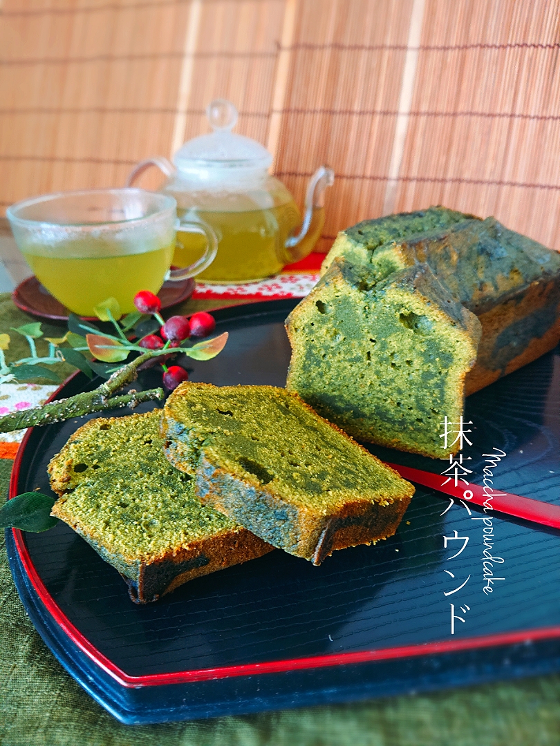 抹茶パウンドケーキ B L U E Snapdish スナップディッシュ Id Pixdxa