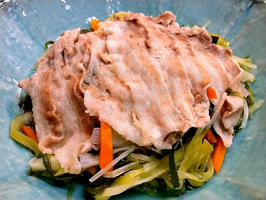 たっぷり野菜と豚バラ肉の蒸し Aruco Snapdish スナップディッシュ Id Bal4ga