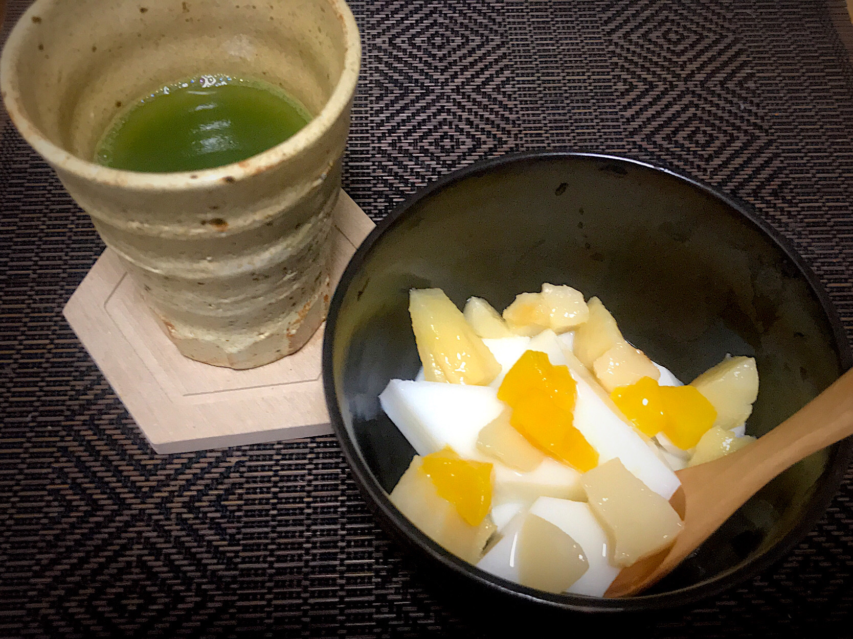 Modal さんの料理 牛乳寒天 野田琺瑯ひとつで作る フルーツ缶アレンジ Modal Snapdish スナップディッシュ Id J1jama