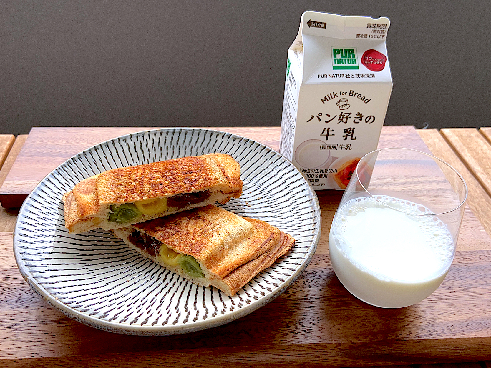お団子✖︎発酵バターのホットサンド