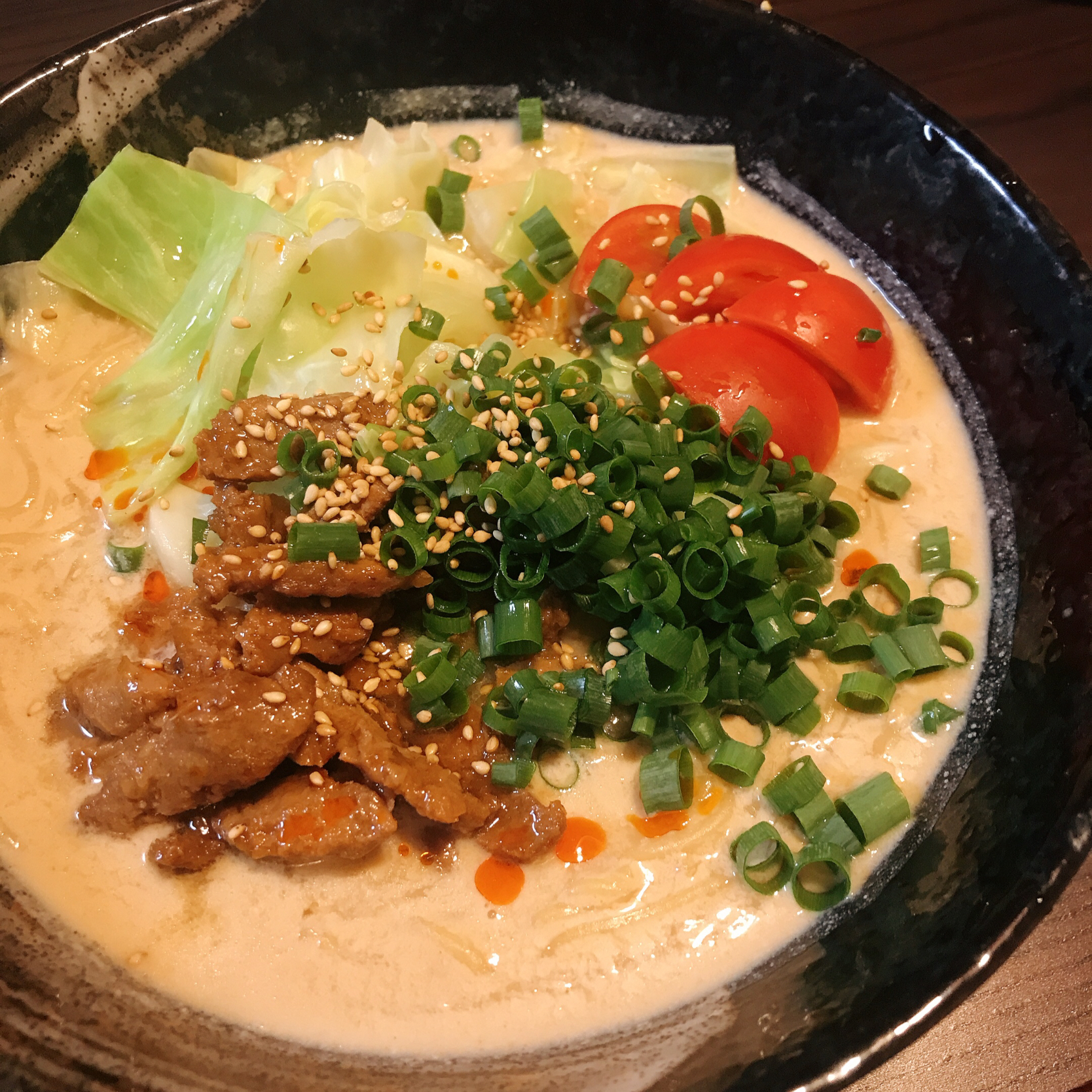 大豆ミートとこんにゃく麺で豆乳味噌ラーメン スープを飲み干しても0kcal以下 いく Snapdish スナップディッシュ Id Sfpvbaa