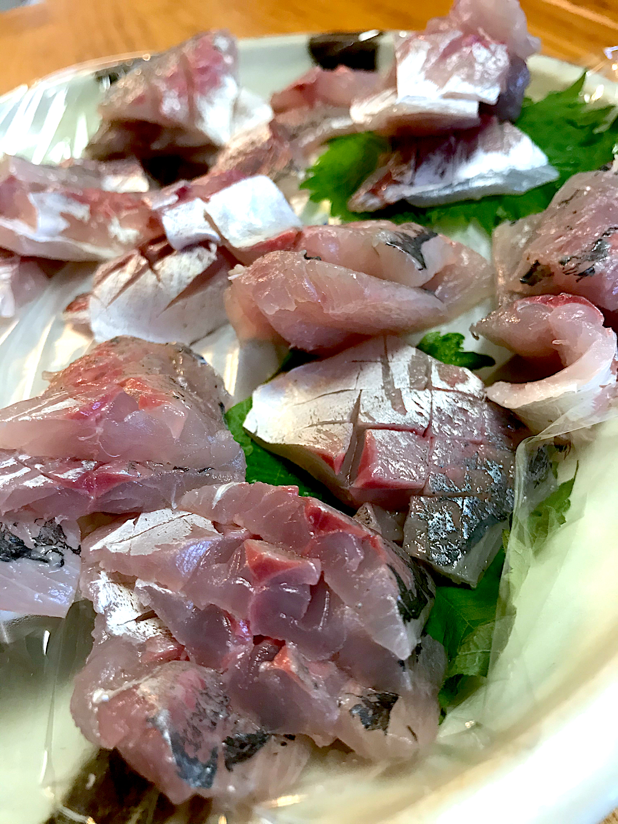 金沢八景沖で釣った鯵 刺身は脂が乗って美味しい Tomy Snapdish スナップディッシュ Id Kuqbpa