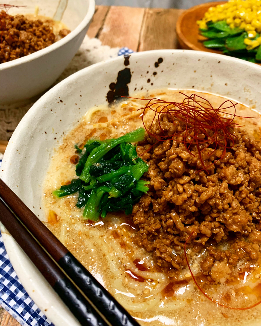 焼きそば麺で簡単 ピリッと香る坦々麺 珠璃 Snapdish スナップディッシュ Id Txmyla