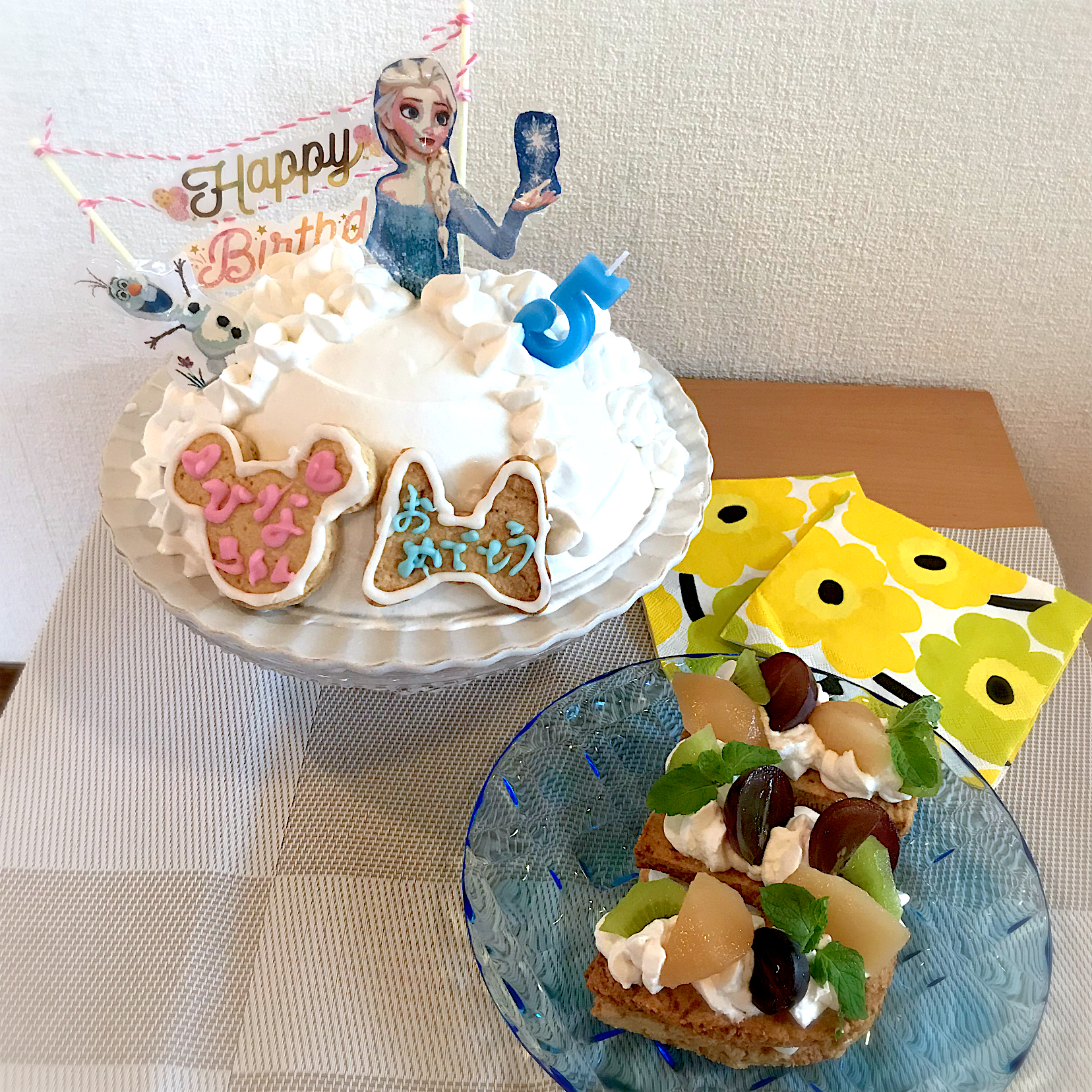 プリンセスケーキとナンバーケーキ Kiyomi Tanaka Snapdish スナップディッシュ Id Iumrra