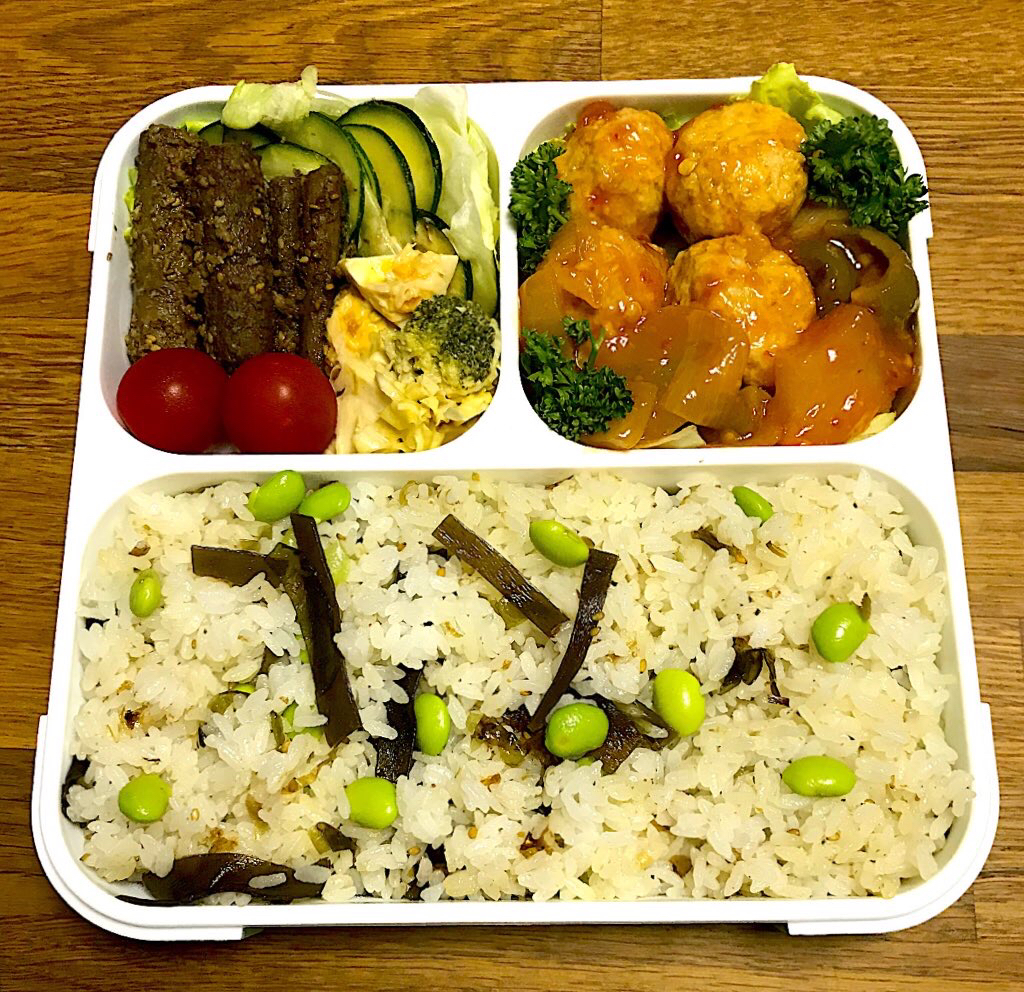 鶏団子のピリ辛すっぱあんかけ弁当 Morimi32 Snapdish スナップディッシュ Id Y0h0wa