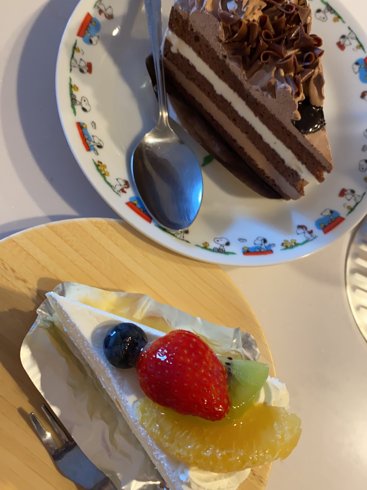 フルーツケーキとチョコレートケーキ ハンバーグうーたん Snapdish スナップディッシュ Id W1yuma