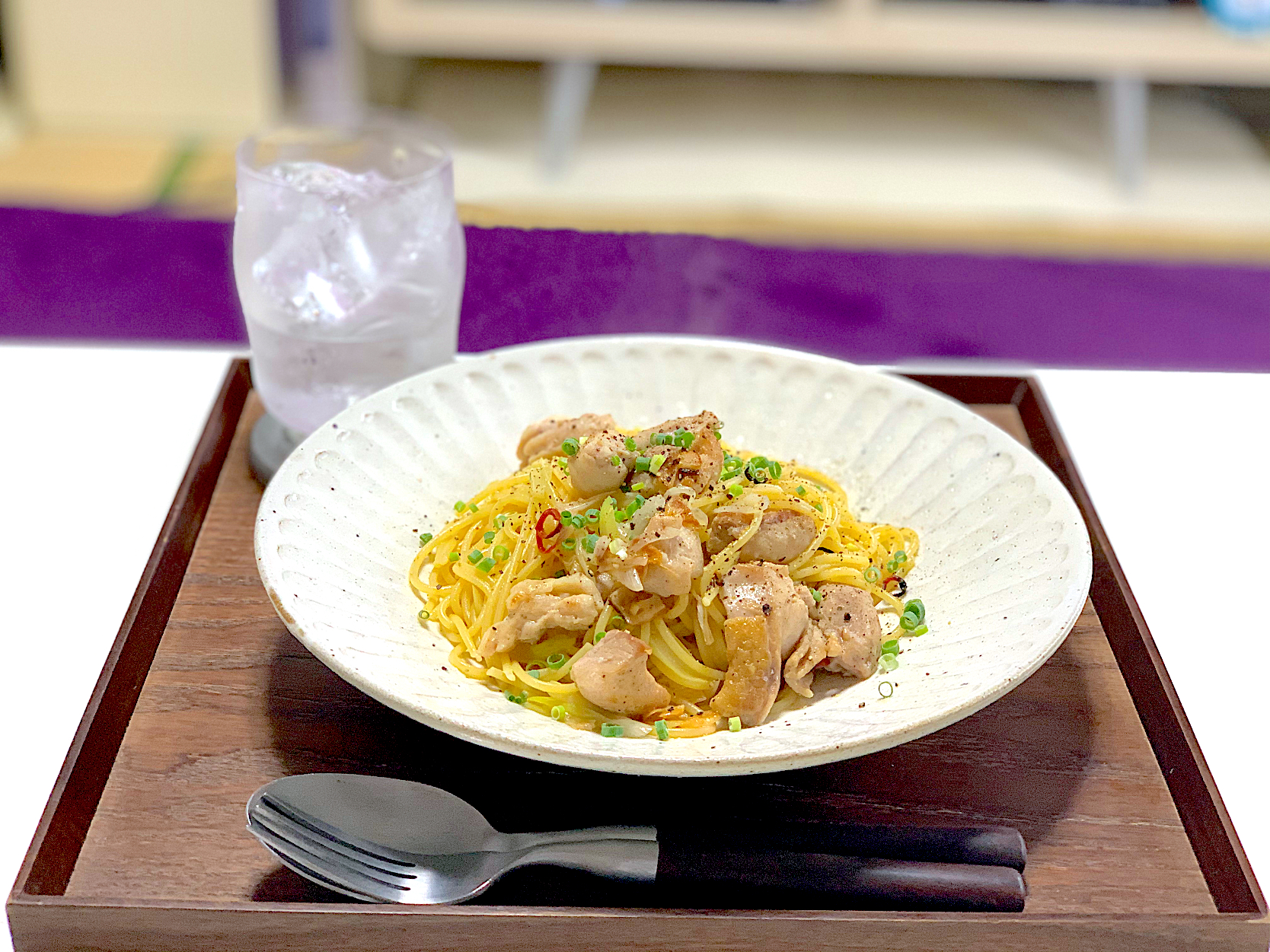 休日のお昼ごはん 何度も作っているりゅうじさんのレシピ 鶏出汁の和風パスタ めっちゃ美味しい Yuki Snapdish スナップディッシュ Id Ya8ala