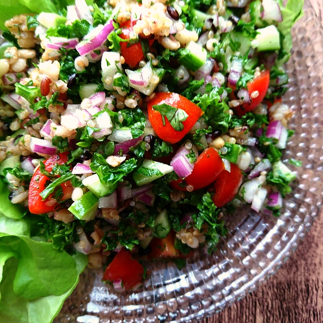 Masathe Cooking Husbandさんの料理 Quinoa Tabboulehパセリいっぱい中東のサラダ タブリ とだとも Snapdish スナップディッシュ Id Ceqila