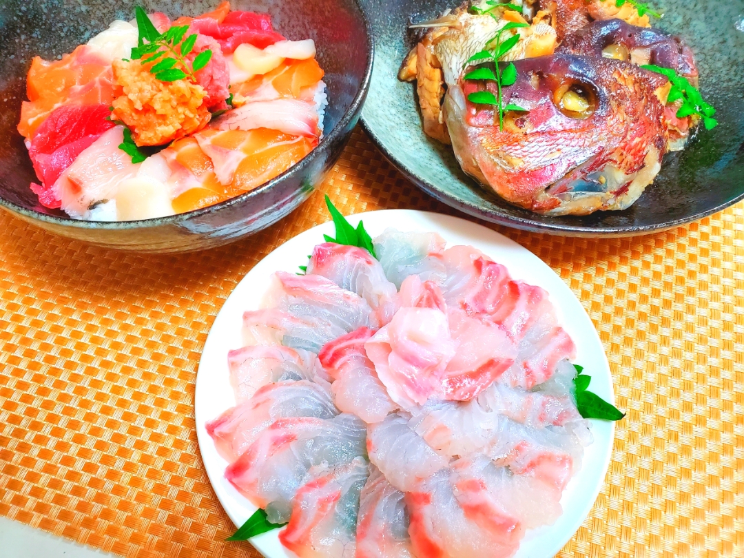 お魚づくし 艸/taruto⭐️  SnapDish[スナップディッシュ] (ID:LT0fja)