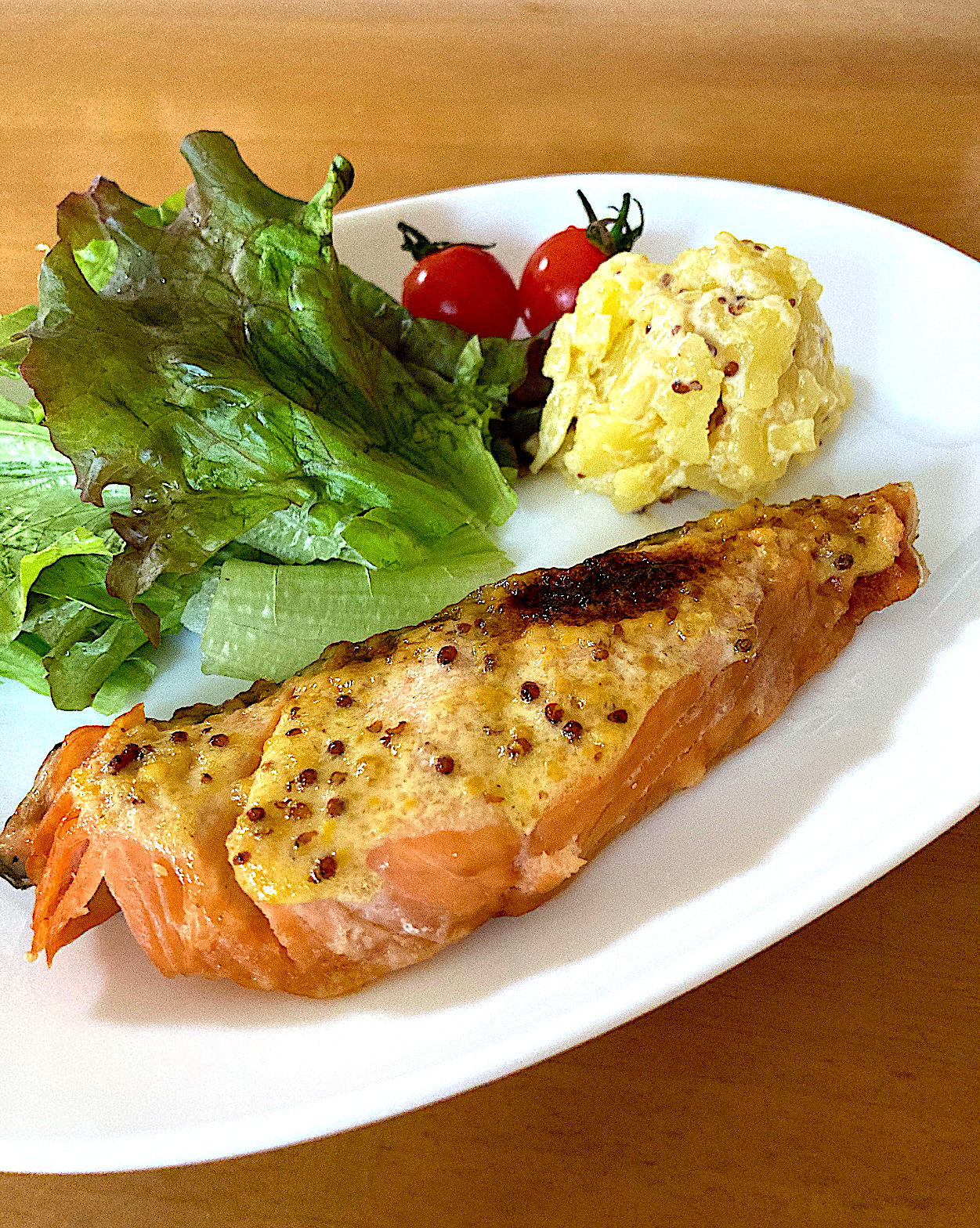 鮭のマヨマスタード焼き しらたま Snapdish スナップディッシュ Id Ycjfda