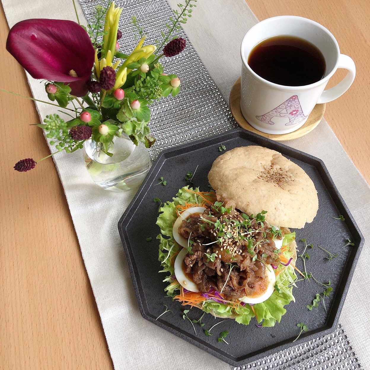 10 19和牛焼肉 半熟たまこ ホールスイートピタパンサントお弁当残り物で Makins Snapdish スナップディッシュ Id Accrca