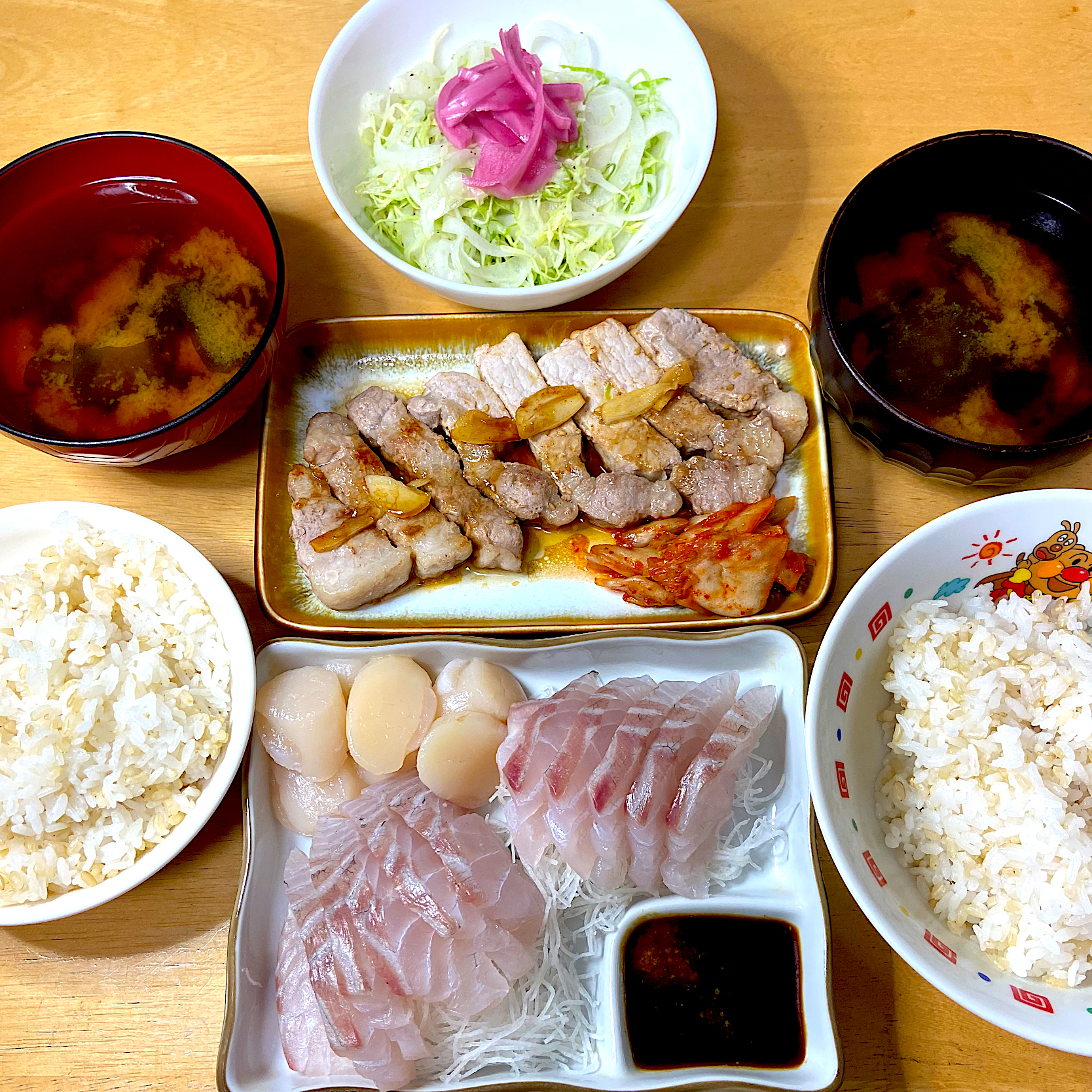 スズキ刺身 ポークソテー Makoko Snapdish スナップディッシュ Id Ynayaaa