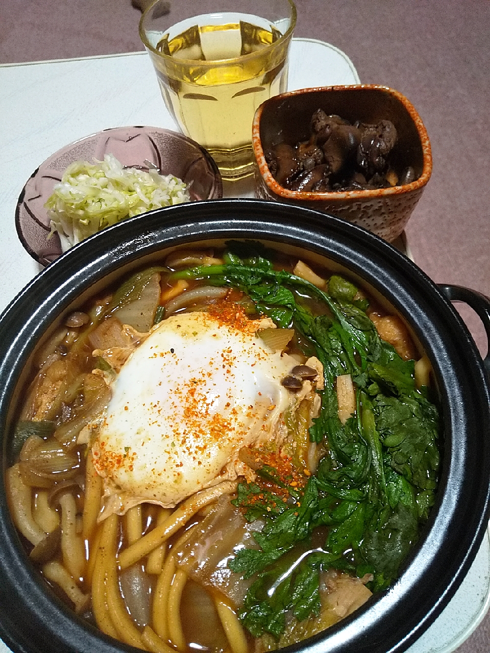 今日の晩御飯名古屋めし味噌煮込みうどん酢キャベツ鶏レバーの甘辛煮ブランデーハイボール れあmix Snapdish スナップディッシュ Id Yvpx5a