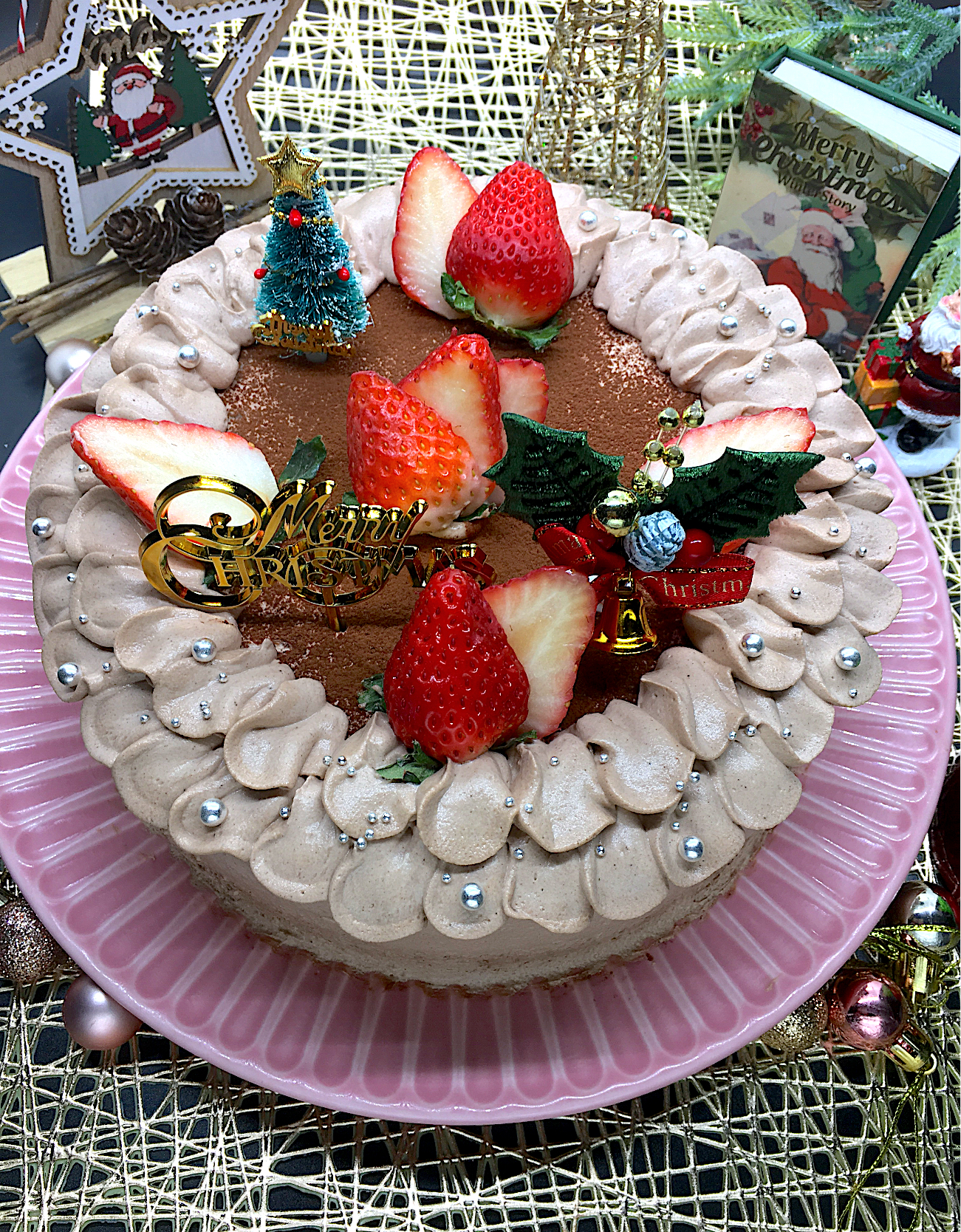 クリスマスケーキです Sucreroomさんの料理 いちごのデコレーションケーキ作りました Sucreroom Snapdish スナップディッシュ Id Teudba
