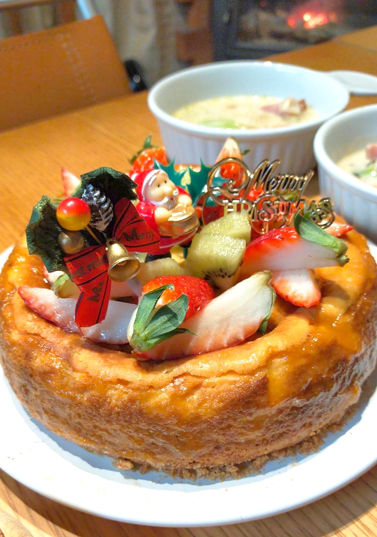 クリスマスチーズケーキ Ayumi Snapdish スナップディッシュ Id Sske8a