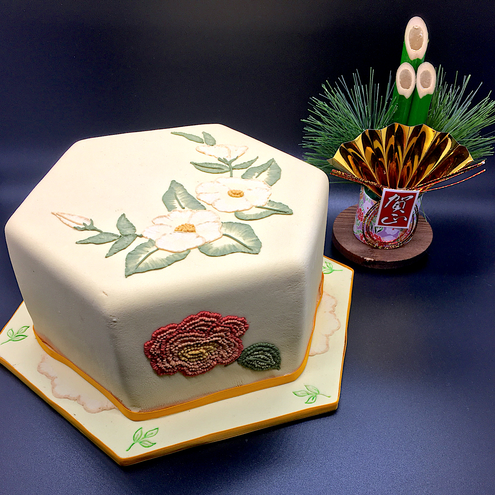 お正月のシュガーケーキですあけましておめでとうございます今年もよろしくお願いします Sucreroom Snapdish スナップディッシュ Id Pxitva