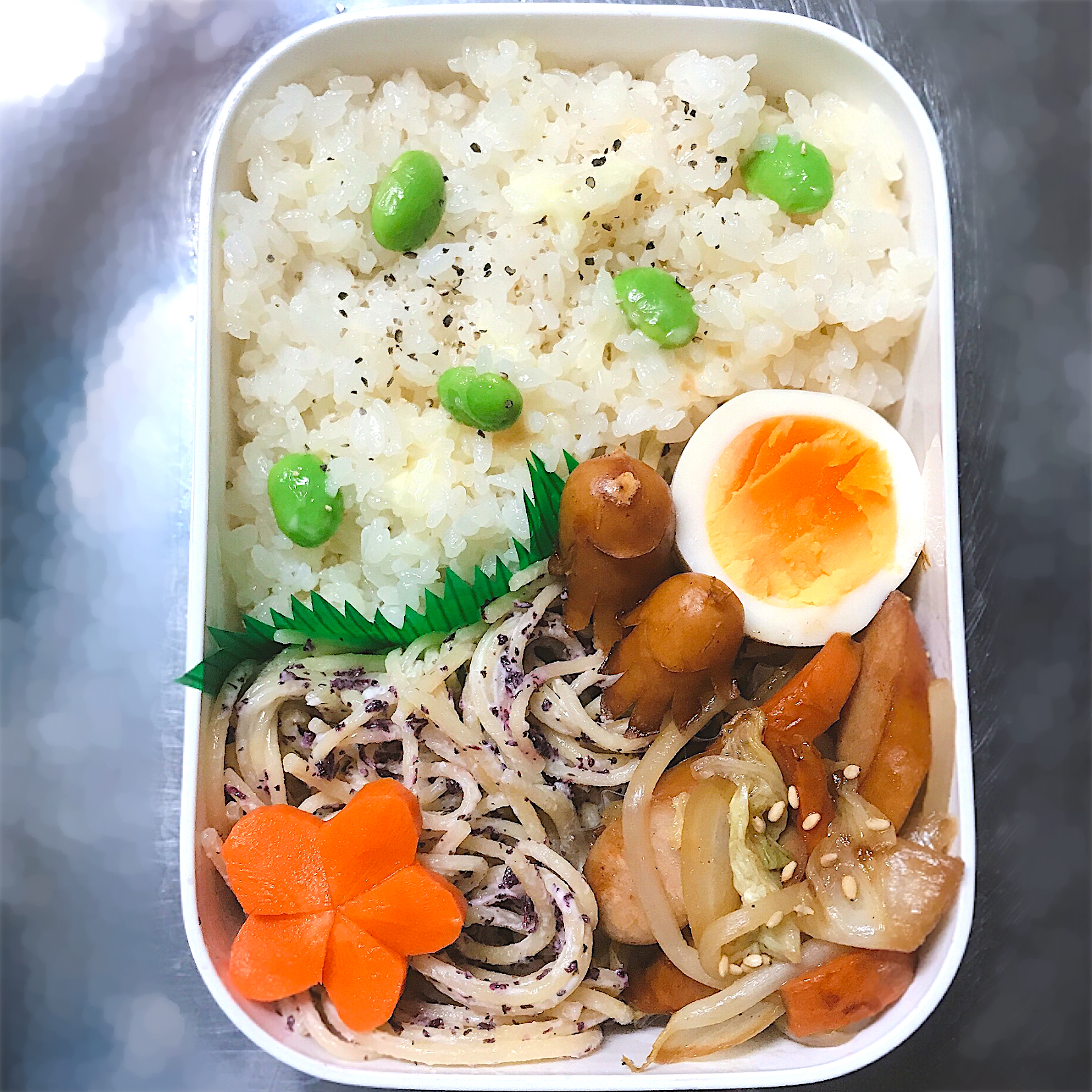 枝豆チーズの混ぜご飯 ゆかりマヨパスタ ガリガリお芋 Snapdish スナップディッシュ Id Q8lhua