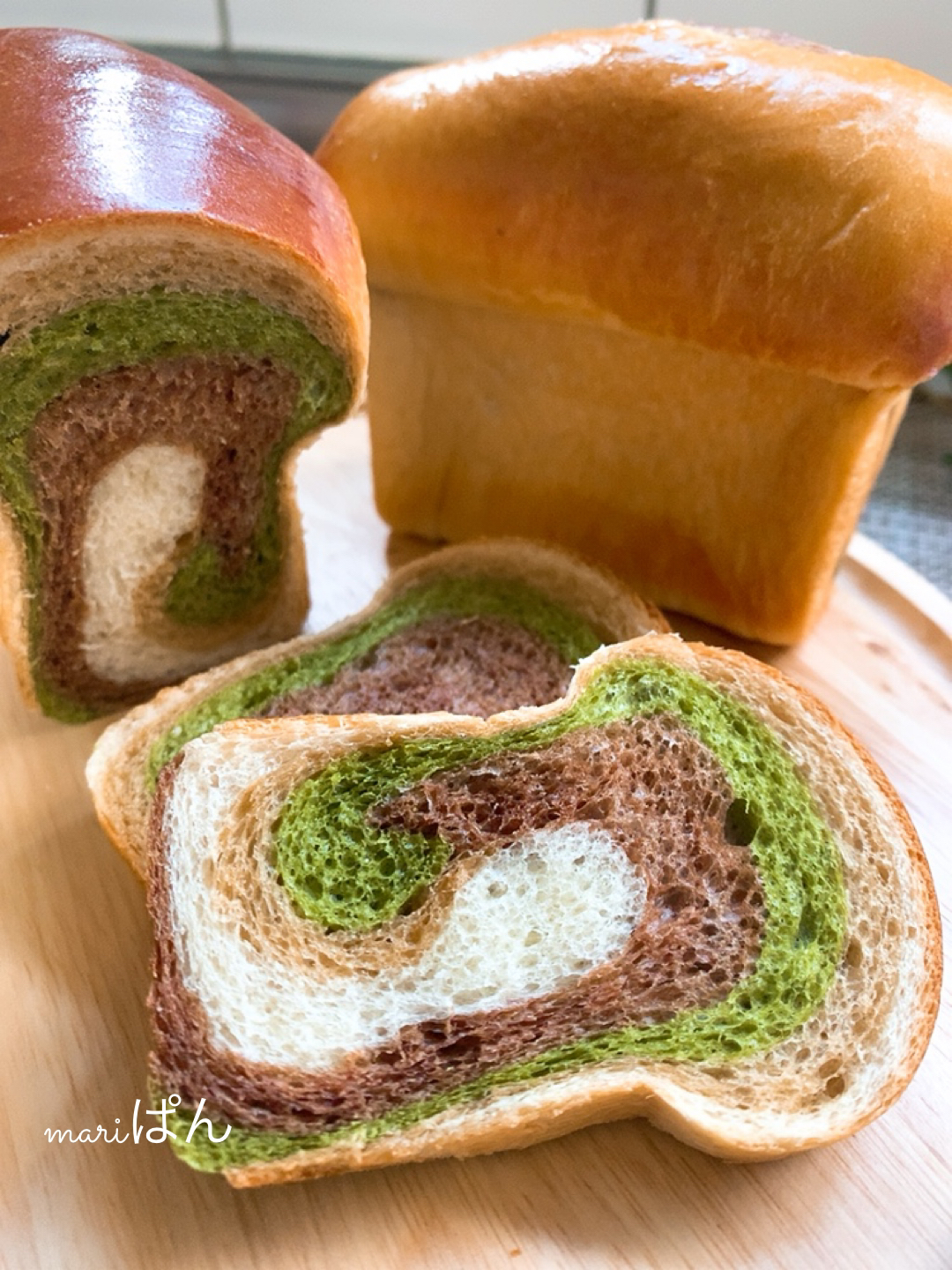 ミニ食パン型で マーブルうずまきパン Mari ぱん Snapdish スナップディッシュ Id Zema