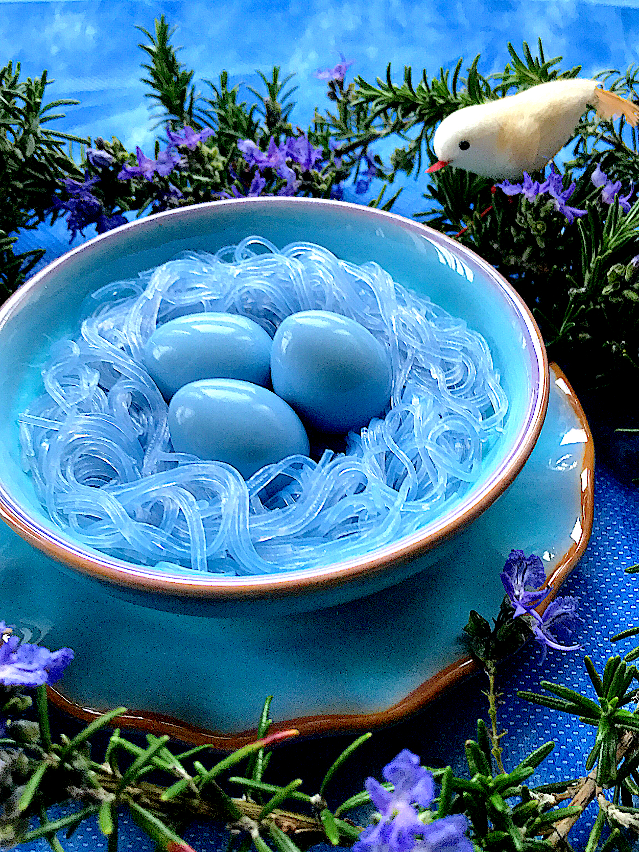 らぴすらずりさんの料理 から 青い巣ごもり卵でライトブルー桜21に初参加 サミカ Snapdish スナップディッシュ Id Upfsja