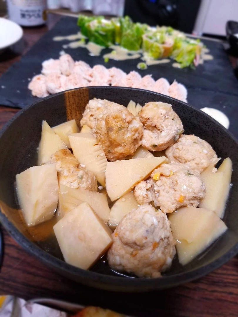 たけのことつみれの煮物 油井 Snapdish スナップディッシュ Id Eh4ota