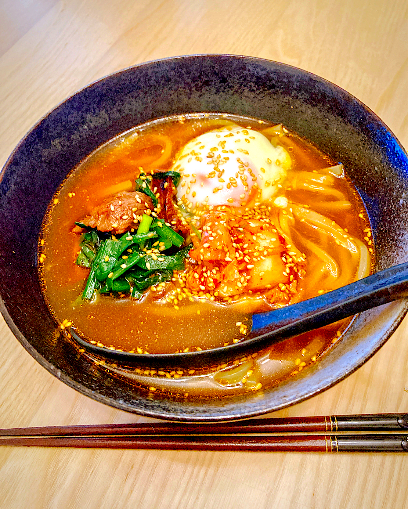 今日のお昼ご飯 韓国うどん ふわ猫はなちゃん Snapdish スナップディッシュ Id Dioiia