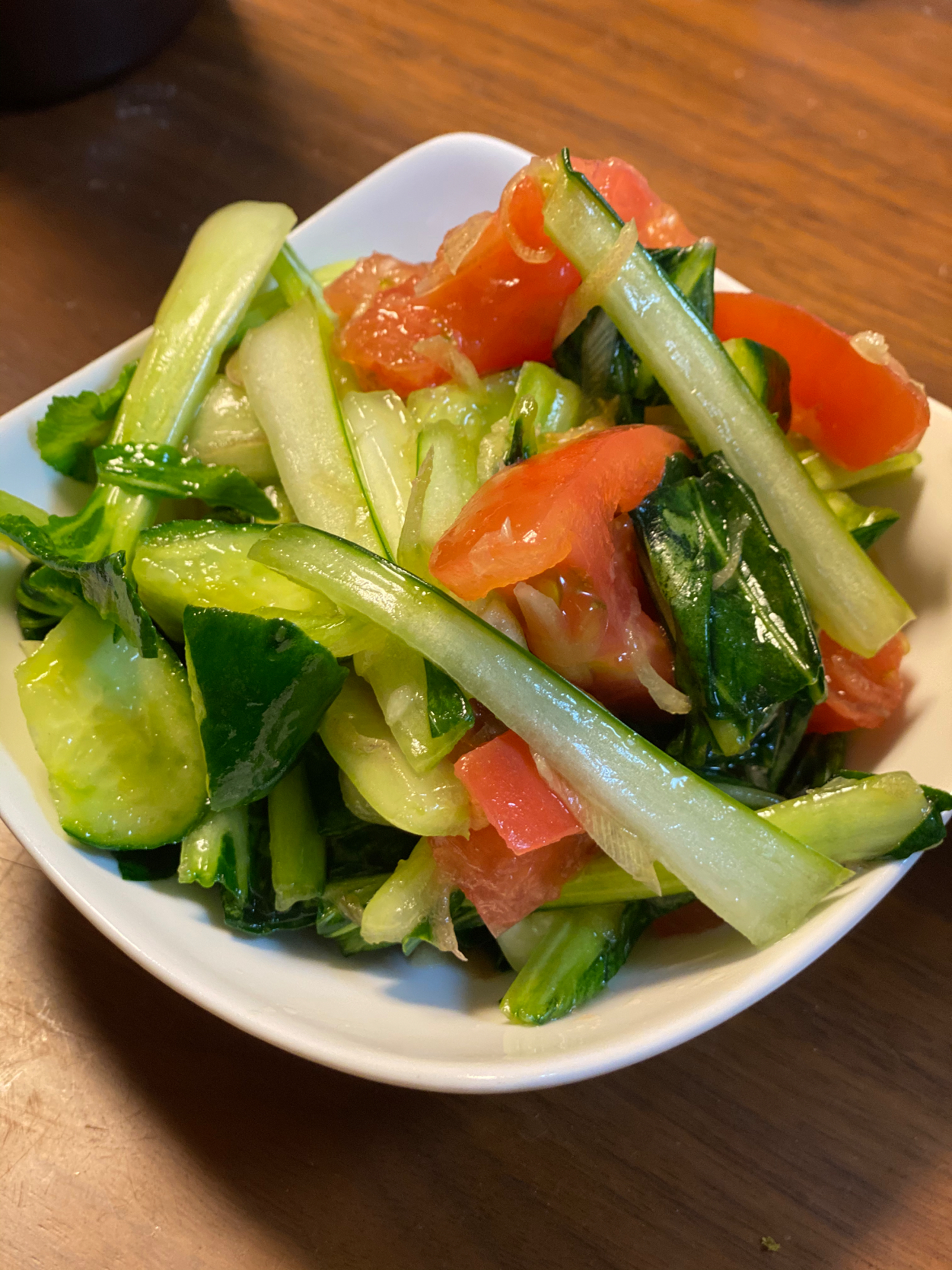 生で食べるちんげん菜 Kimipuku Snapdish スナップディッシュ Id Wkajsa