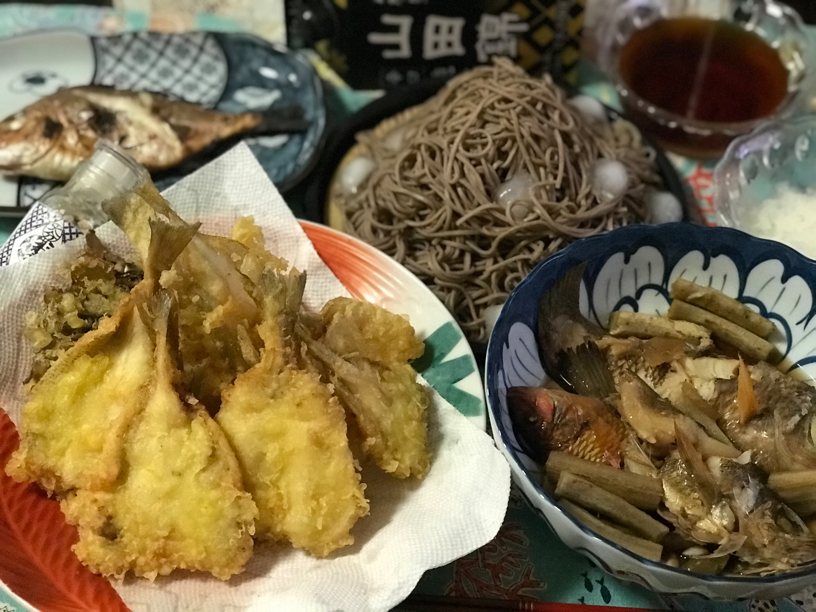 大漁 お魚祭り定食おすすめは鱚の天ぷら Noe Snapdish スナップディッシュ Id Oswppa
