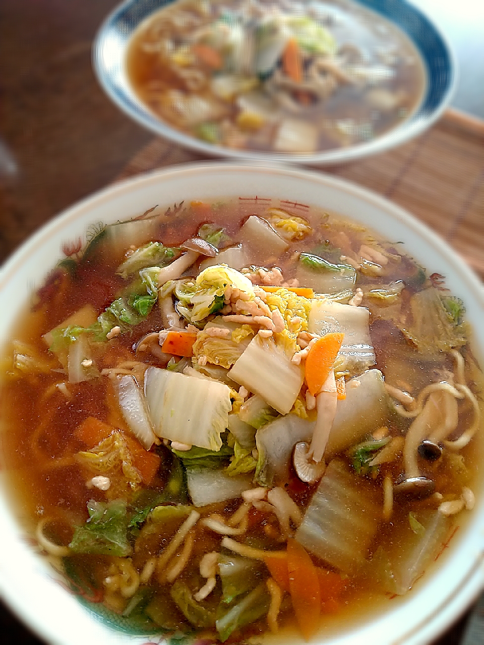 マルちゃん正麺醤油味であんかけラーメン まめころ Snapdish スナップディッシュ Id Caig0a