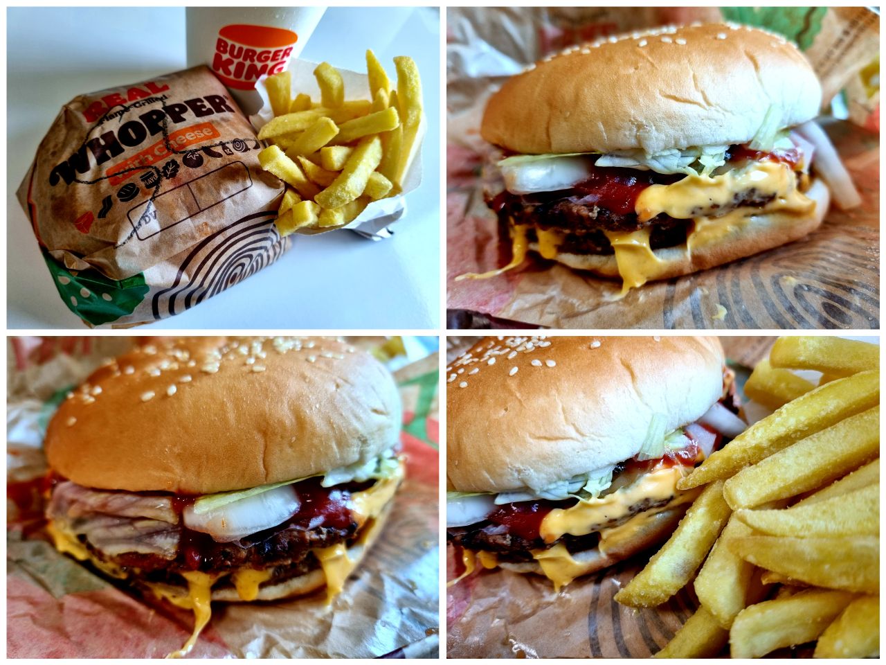 Burger King double Whopper with cheese